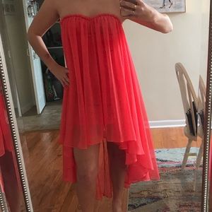 Blaque Label Hot Pink High Low Dress